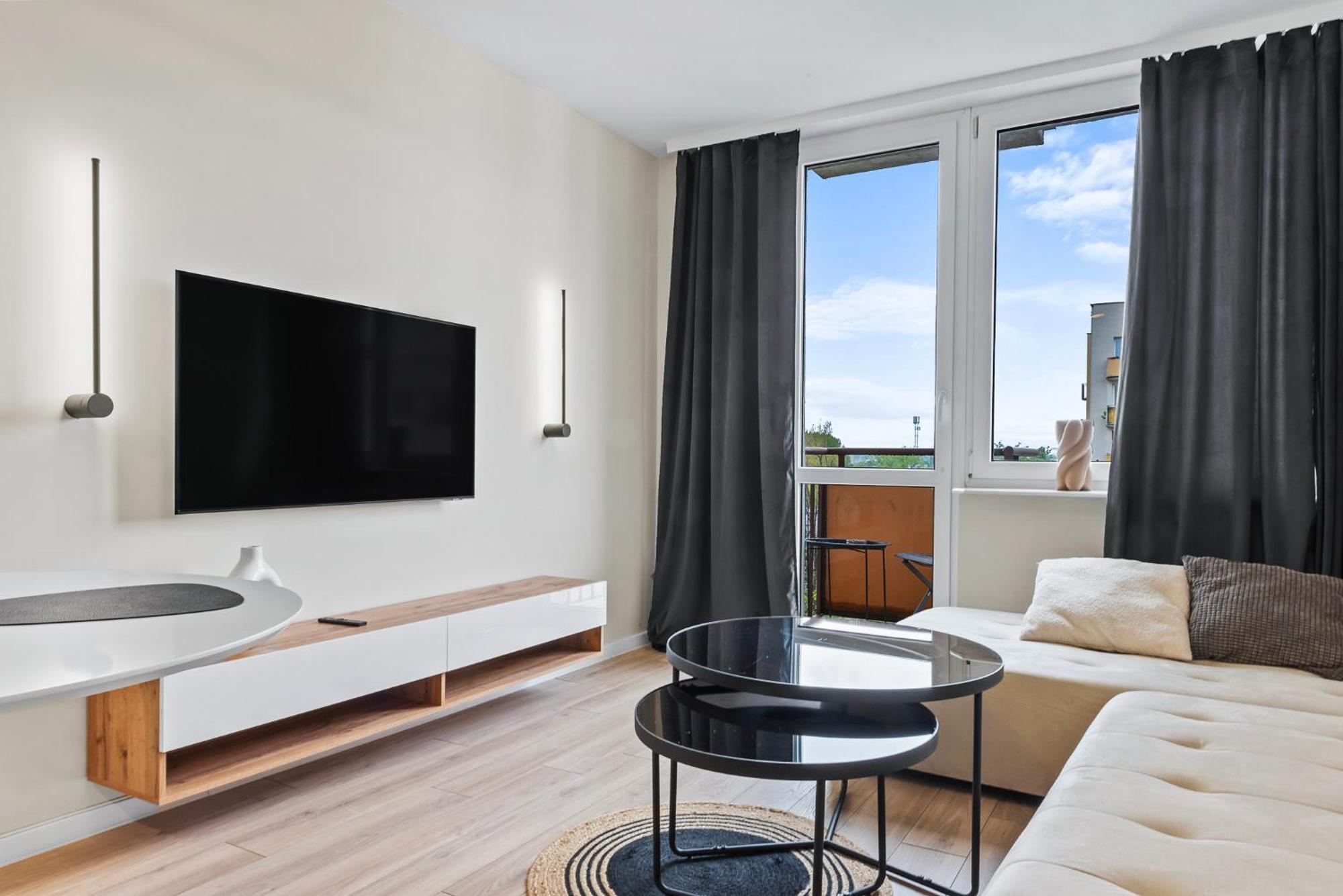 Rentplanet - Apartament Miedzynarodowa Warschau Buitenkant foto