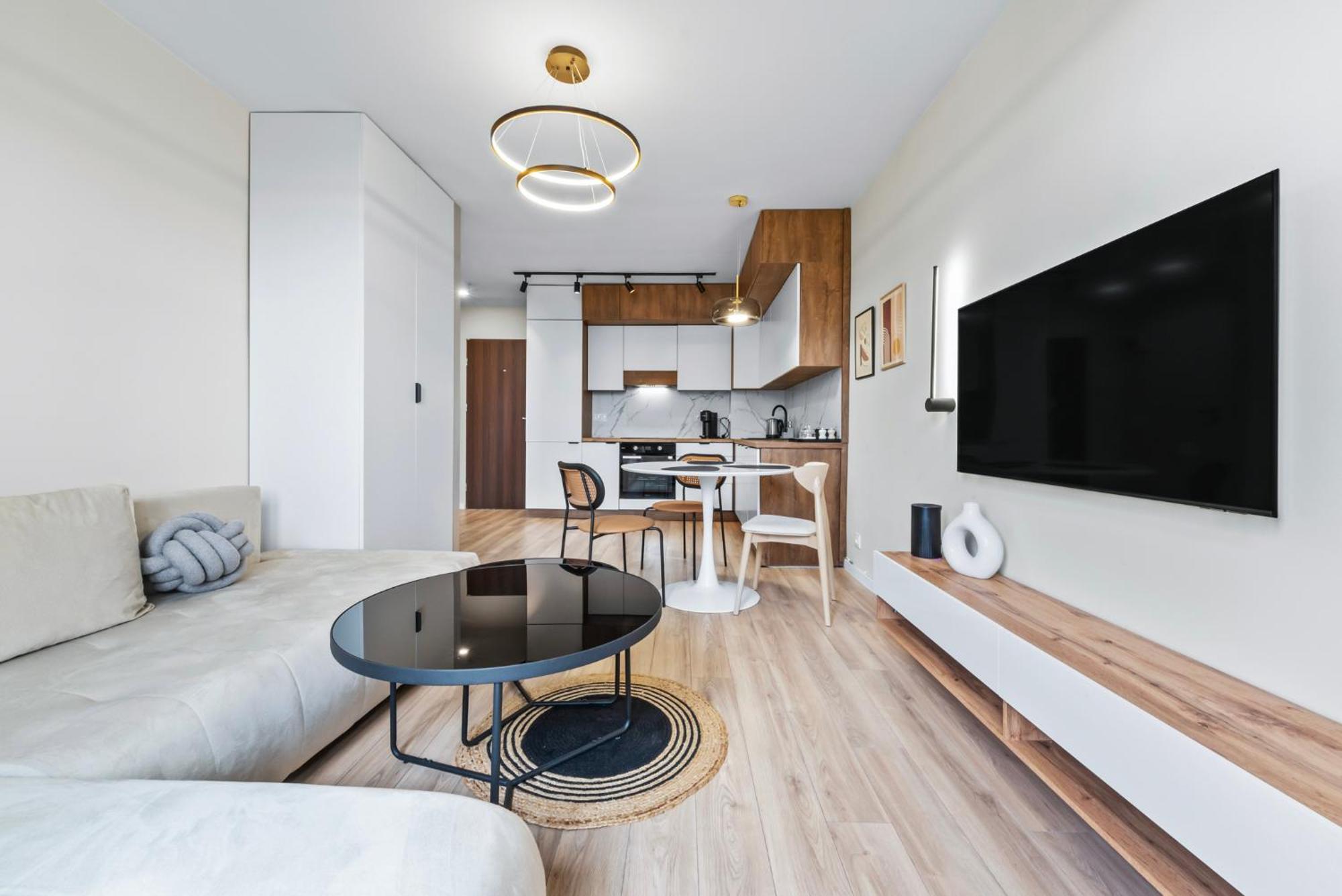 Rentplanet - Apartament Miedzynarodowa Warschau Buitenkant foto