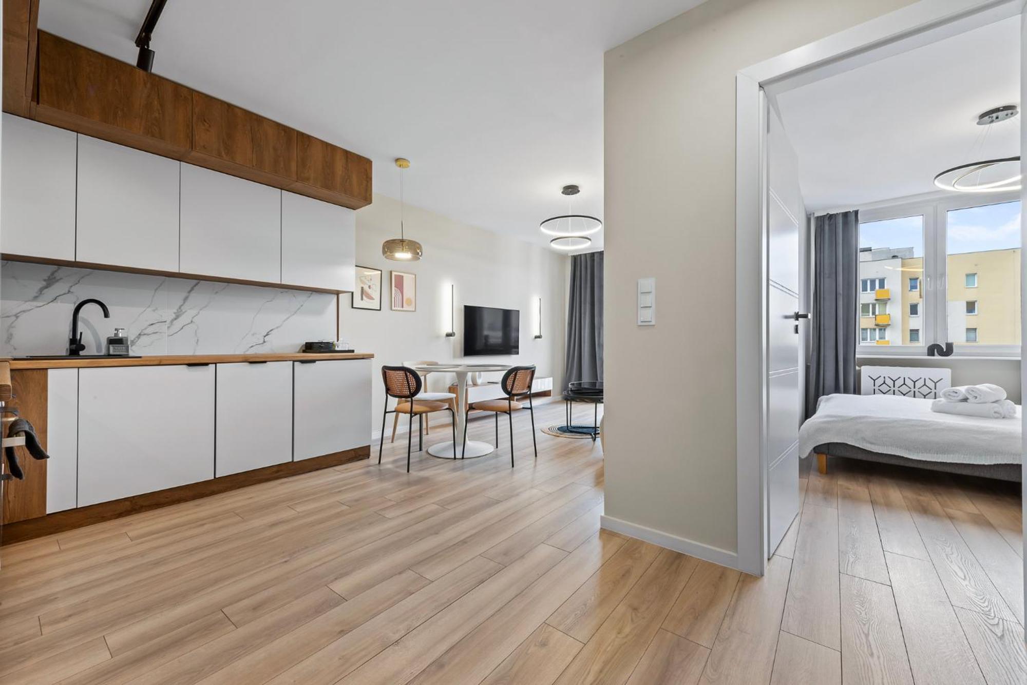 Rentplanet - Apartament Miedzynarodowa Warschau Buitenkant foto